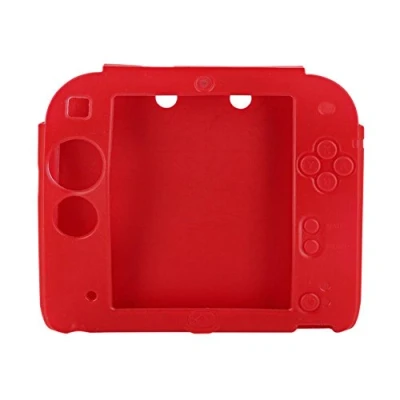 Immagine di OSTENT Custodia morbida in silicone con protezione completa gel compatibile console Nintendo 2DS colore rosso