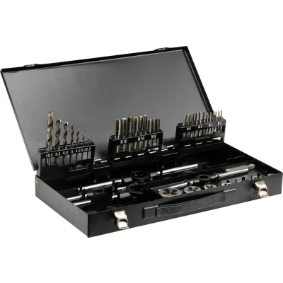 Immagine di YATO YT 2978 Kit attrezzi per filettare M3, M4, M5, M6, M8, M10, M12 44 Cassetta di metallo
