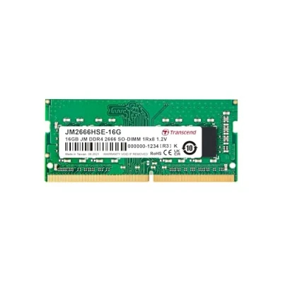 Immagine di TRANSCEND 16GB JM DDR4 2666 SO DIMM 1RX8