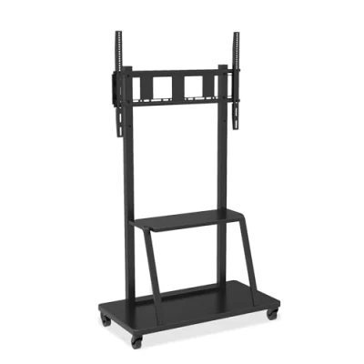 Immagine di Techly 105575 Supporto a Pavimento con Mensola per TV LCD/LED/Plasma 55 100&quot; Nero