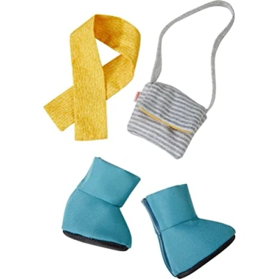 Immagine di HABA 306579 Set di vestiti accessori per bambole dai 1,5 anni in su, colorato