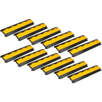 Immagine di 12x Set Pronomic Protector 2 100 Canalina Pavimento Passacavi Canali