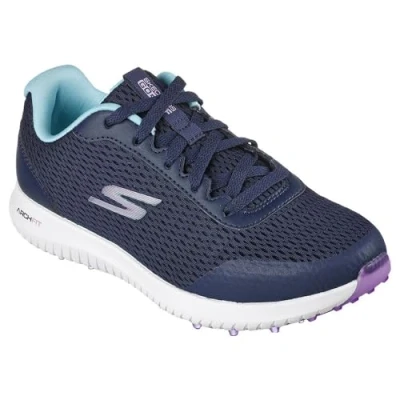Immagine di Skechers Scarpe da Golf Donna Max 2 Fairway 3, Ginnastica, Multi Trim Navy Mesh, 37.5 EU