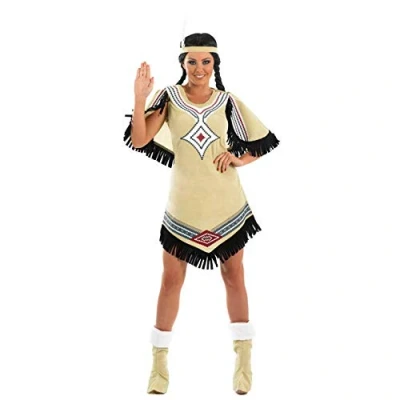 Immagine di Fun Shack Costume Indiana Da Donna, Vestito Marrone Accessori Indiana, Carnevale Donna Costumi Di Taglia L