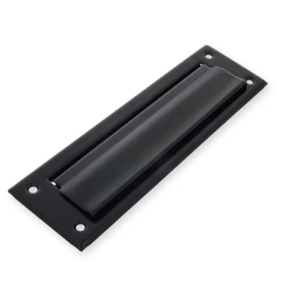 Immagine di Amig Cassetta Delle Lettere Per Pareti o Porte Interne ed Esterne Raccoglitore di In Acciaio Misure 254 X 73 Cm Bocca 198 48 Mm Nero