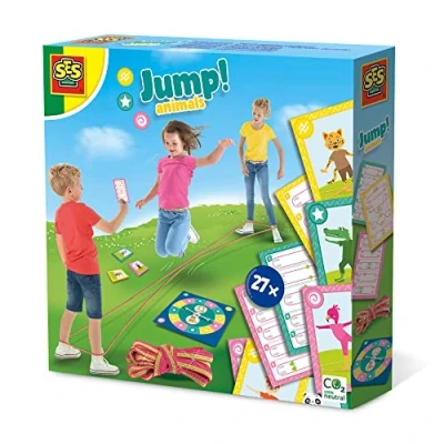 Immagine di SES Creative Jump Animals Sfide con la Corda Elastica, 02248