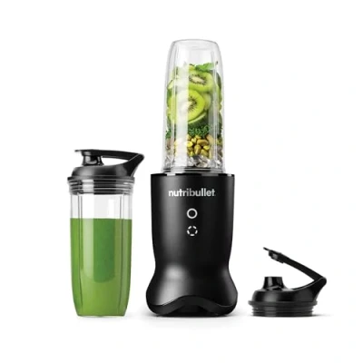 Immagine di Nutribullet Ultra NB1206MB Frullatore con Contenitore in Tritan, Lame Acciaio Inossidabile, Elettrico per Smoothie, Bicchieri da 900ml e 700ml, 2 Coperchi To Go, 1200W, Grigio