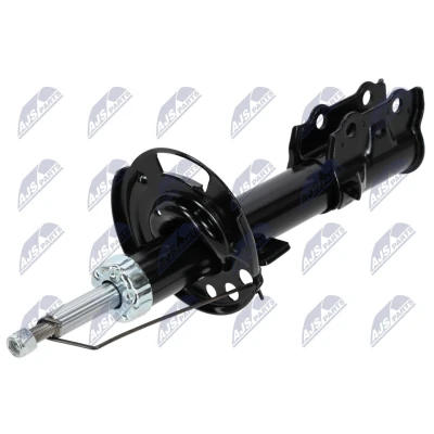 Immagine di NTY A FR 040 Ammortizzatore Assale anteriore Dx pressione del gas doppio tubo tipo McPherson Spina superiore, Collare inferiore