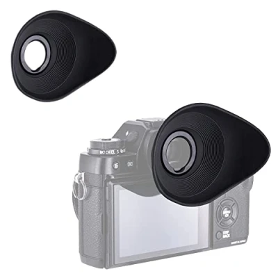 Immagine di PROfezzion Mirino per Occhi Grandi Fujifilm X T5 T4 T3 T2 T1 H2 H2S H1 GFX100S GFX100 GFX50S GFX50SII Sostituisce Fuji EC XT L, GFX, M, S e XH W (2 Pezzi)
