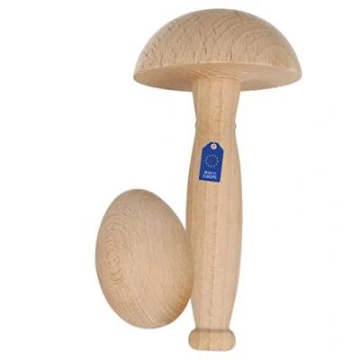 Immagine di Lantelme Set di accessori da cucito, uovo e fungo per rammendo, in legno faggio.