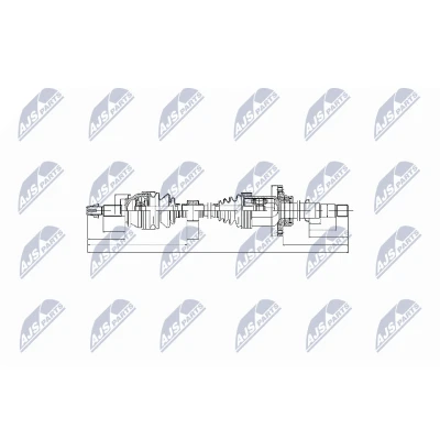Immagine di NTY NPW TY 063 Albero motore / Semiasse Assale anteriore