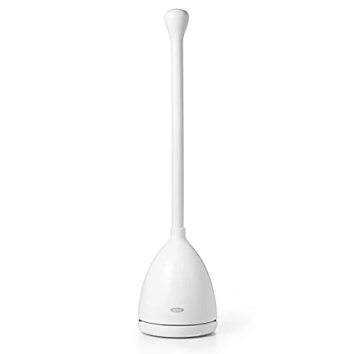 Immagine di OXO Good Grips Pistone per WC con supporto, colore: Bianco