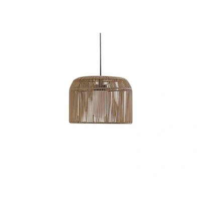Immagine di Lucande Solvindor lampada a sospensione da esterno, kaki, plastica, IP44