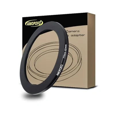 Immagine di 77mm a 62mm Anello per filtro in metallo da,Anelli adattatori Step down con filettatura da UV filtro.77mm bis