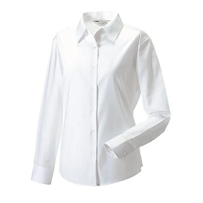 Immagine di Russell Camicia Maniche Lunghe Donna (4XL) (Bianco)