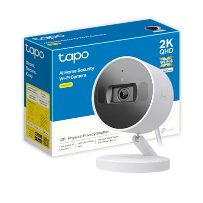 Immagine di Tapo C125 Telecamera di Sicurezza WiFi a 360 con Chiusura dell&#039;Otturatore, 2K QHD, Sensore Starlight, Rilevamenti e Notifiche Smart AI, Sistema Dual IR, Compatibile Alexa Google Assistant