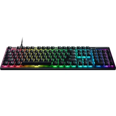 Immagine di Razer DeathStalker V2 (Interruttore Rosso) Tastiera da Gioco Ottica a Basso Profilo (Interruttori Ottici Lineari, Wireless Iperveloce, USB C, Tasti al Laser) Layout USA, Nero