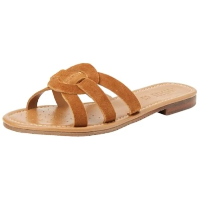 Immagine di Geox D Sozy S U, Sandali Piatti Donna, Cognac, 39 EU