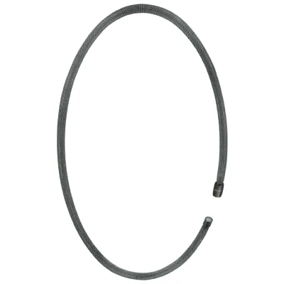 Immagine di BREIL Collana Donna Elemento XL Soft Collezione MAGNETICA SYSTEM TJ2970 Lunga in Maglia d&#039;Acciaio IP Black Trasformabile e Abbinabile ad Altri Elementi della 80 cm