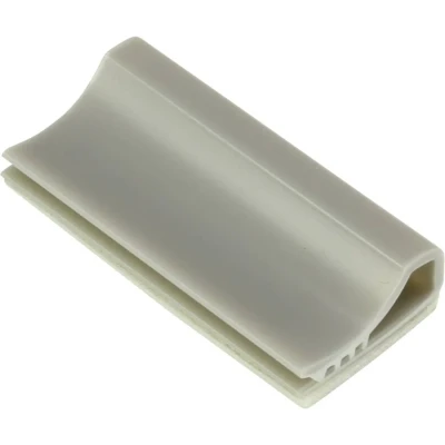 Immagine di TRU COMPONENTS TC 6645732 Basetta di fissaggio per cavi piatti Grigio chiaro 100 pz.