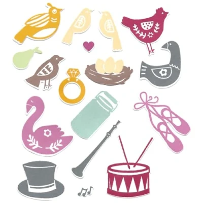 Immagine di Sizzix Framelits Set di fustelle 12 giorni Natale #2 Catherine Pooler