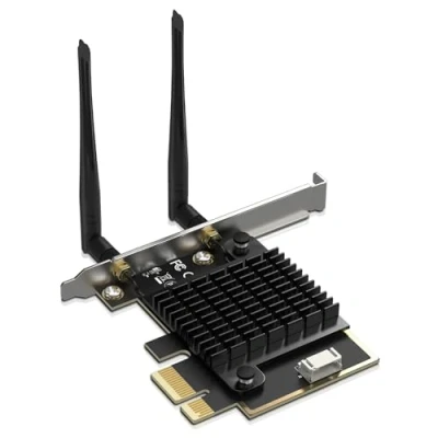 Immagine di NICGIGA Scheda Wireless WiFi 7 PCIe Intel BE200 NGW, Bluetooth 5.4, 5800 Mbit/s, supporta Windows 10/11 (64 bit), ideale per WiFi7/WiFi6E/WiFi6/WiFi5 e AP