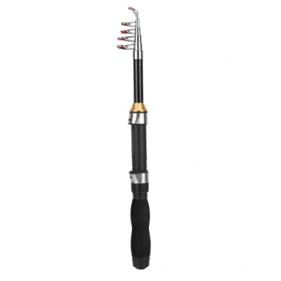 Immagine di Canna da Pesca Portatile Short Sea Pole Mini Telescopica per in Mare d&#039;acqua Dolce e Salata Alla Trota(1.2m)