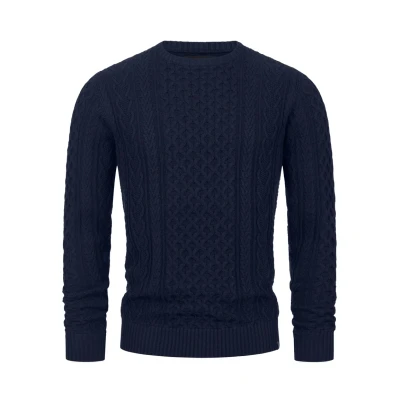 Immagine di Indicode Uomini INBellin Pullover Maglione a Scollo Rotondo Navy S