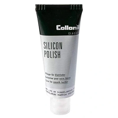 Immagine di Collonil Classic Silicon Polish, per tutti i tessuti e mobili in pelle, Nero (nero), 75 ml