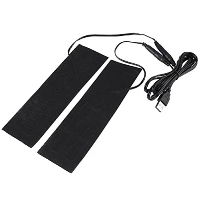Immagine di 1 Paio di Tappetini Riscaldanti in Fibra Carbonio con USB, 5V Pad del Riscaldatore USB per Riscaldamento Solette, Pantofole Tenere al Caldo