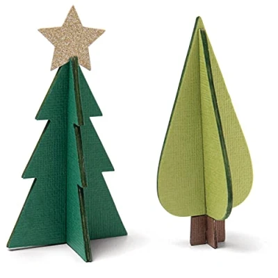 Immagine di Sizzix Fustella Bigz per Albero Ornamenti di Lisa Jones 665962 Capitolo 3 2022, Multicolor, One Size