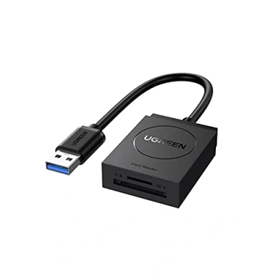 Immagine di UGREEN USB 3.0 Lettore Schede SD Micro Adattatore di Memoria 5Gbps OTG Card Reader Supporter TF SDHC SDXC Compatibile con Windows, Mac OS X, Linux.