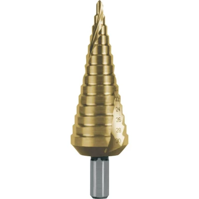 Immagine di RUKO 101052T Punta a gradini 4 30 mm HSS Lunghezza totale 100 TiN 1 pz.