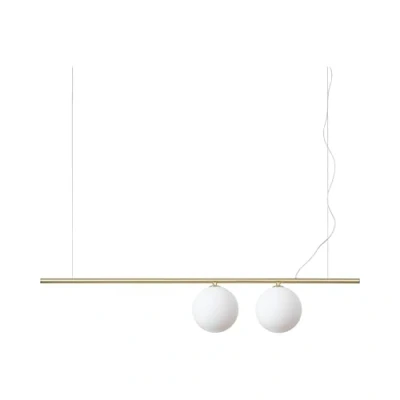 Immagine di Ideal Lux PERLINE Plafoniera a sospensione 2 barre luminose in ottone