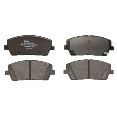Immagine di DELPHI LP3552 Kit pastiglie freno con segnalatore acustico usura lamierino anticigolío senza accessori KIA: SORENTO 3