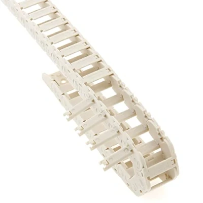 Immagine di Veekaft Catena a strascico aperta in plastica con dimensioni interne di 10 mm x 20 mm, R18 per stampanti 3D e macchine CNC (10 20, R18)
