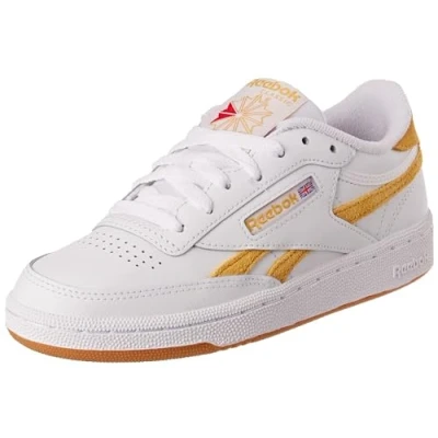 Immagine di Reebok Classic CLUB Revenge Sneakers basse, Donna, Taglia: 38.5, Footwear white/retro gold Pelle