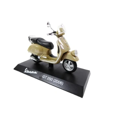 Immagine di OPO 10 Collezione Scooter in Miniatura 1/18 Compatibile con Piaggio Vespa GT 250 Marrone 2006 Ves0056
