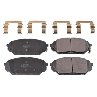 Immagine di BLUE PRINT ADG042121 Kit pastiglie freno Assale anteriore con segnalatore acustico usura