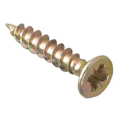 Immagine di Forgefix Viti a Filettatura Singola Multiuso 3,5 x 25 mm Zinco passivato Giallo Scatola da 200