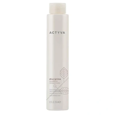 Immagine di Actyva Disciplina Shampoo, Idratante e Districante per Capelli Crespi, con Acido Ialuronico Olio di Mandorle, Effetto Seta 250 ml