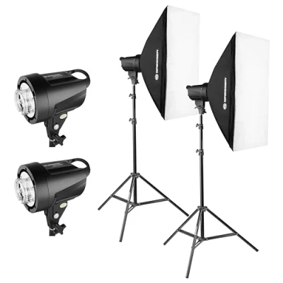 Immagine di Bresser F001856 Set Flash da Studio BRT 200 Nr. 1