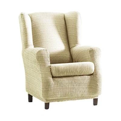 Immagine di Eysa F817080 Aquiles Copripoltrona Elastico, Poliestere Cotone, Greggio, 37x29x5 cm