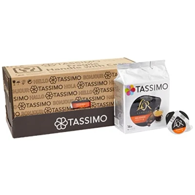 Immagine di TASSIMO L&#039;OR Espresso Delicious Coffee Capsules Pods T Discs 5 Pack, 80 Drinks