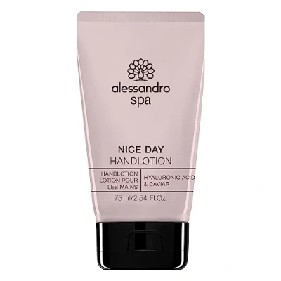 Immagine di Alessandro Spa Schöner Tag Crema per le mani con acido ialuronico e caviale, 75 ml
