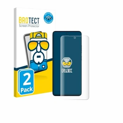 Immagine di brotect Pellicola Copertura Completa per Motorola Edge 50 Ultra (2 Pezzi) Full Cover 3D Curvo