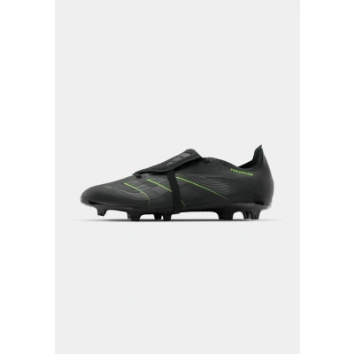 Immagine di adidas Predator League Fold Over Tongue Firm Multi Ground Football Boots, Scarpe da Calcio Unisex Adulto, Core Black/Carbon/Lucid Lemon, 43 1/3 EU