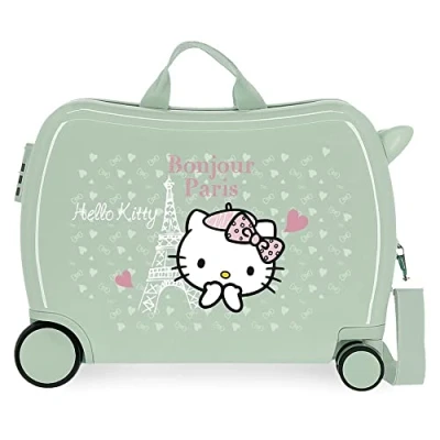 Immagine di Hello Kitty Paris Valigia per bambini verde 50x39x20 cm ABS rigido Chiusura a combinazione laterale 34L 1,8 kg 4 ruote Bagaglio mano