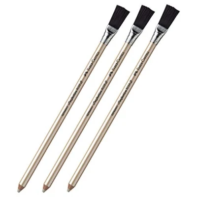Immagine di Faber Castell Penna per cancellare Perfection (3 X 7058B con pennello)
