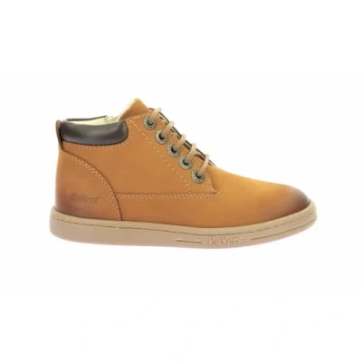 Immagine di Kickers Tackland, Scarpe con Lacci Unisex Bimbi 0 24, Cammello Marrone, 24 EU